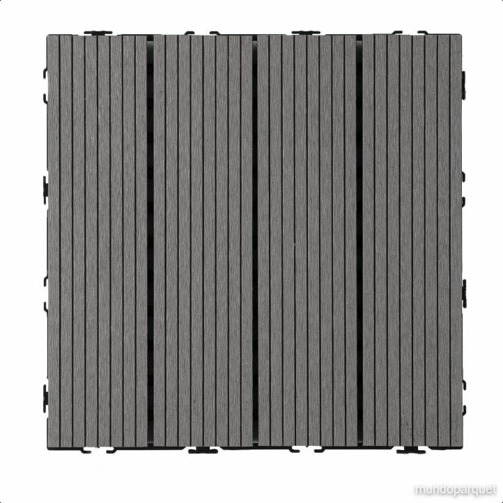 Baldosa de Composite 30x30 Durafloor — vista superior