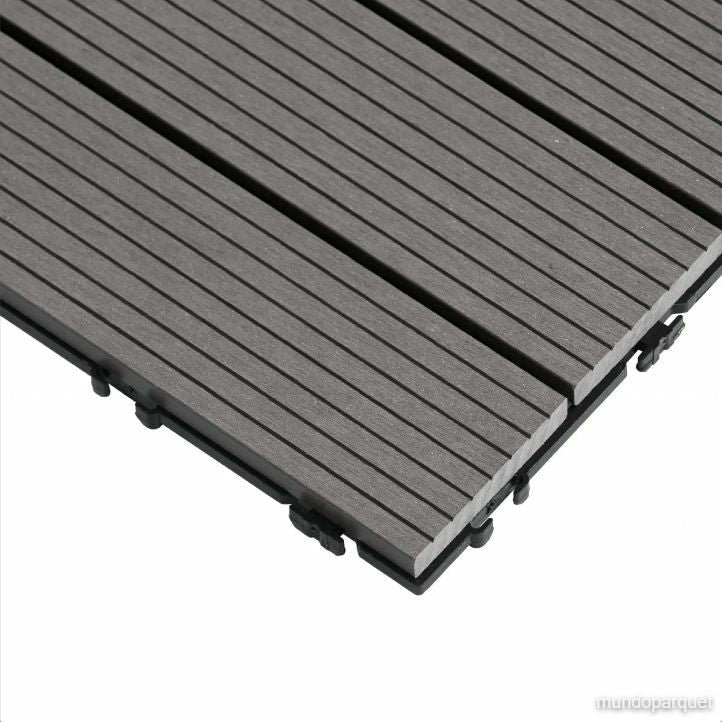 Baldosa de Composite 30x30 Durafloor — detalle de la superficie