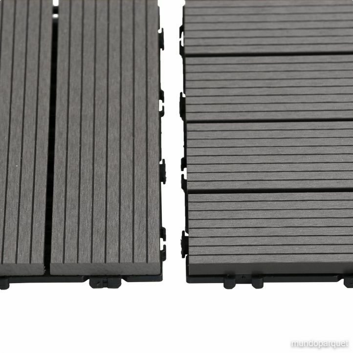 Baldosa de Composite 30x30 Durafloor — unión por clic