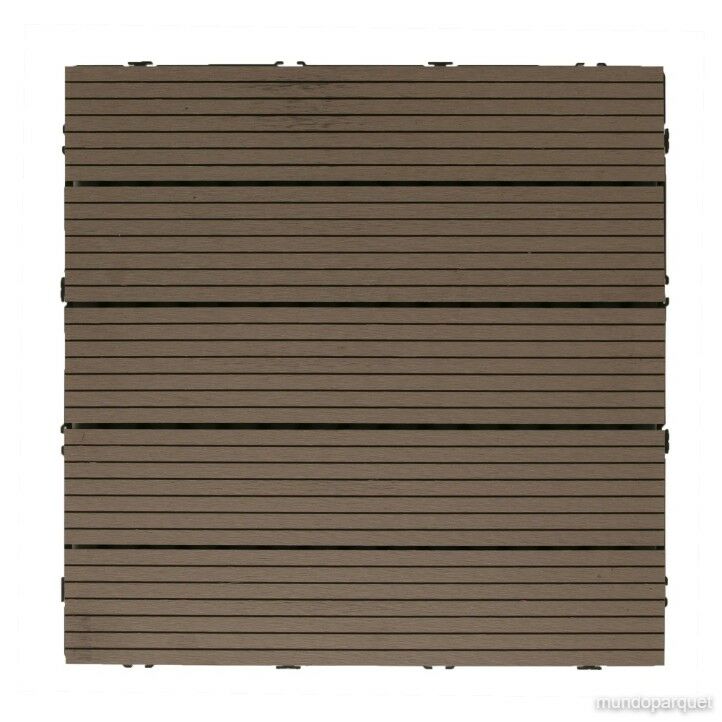 Baldosa de Composite 50x50 Durafloor — vista superior