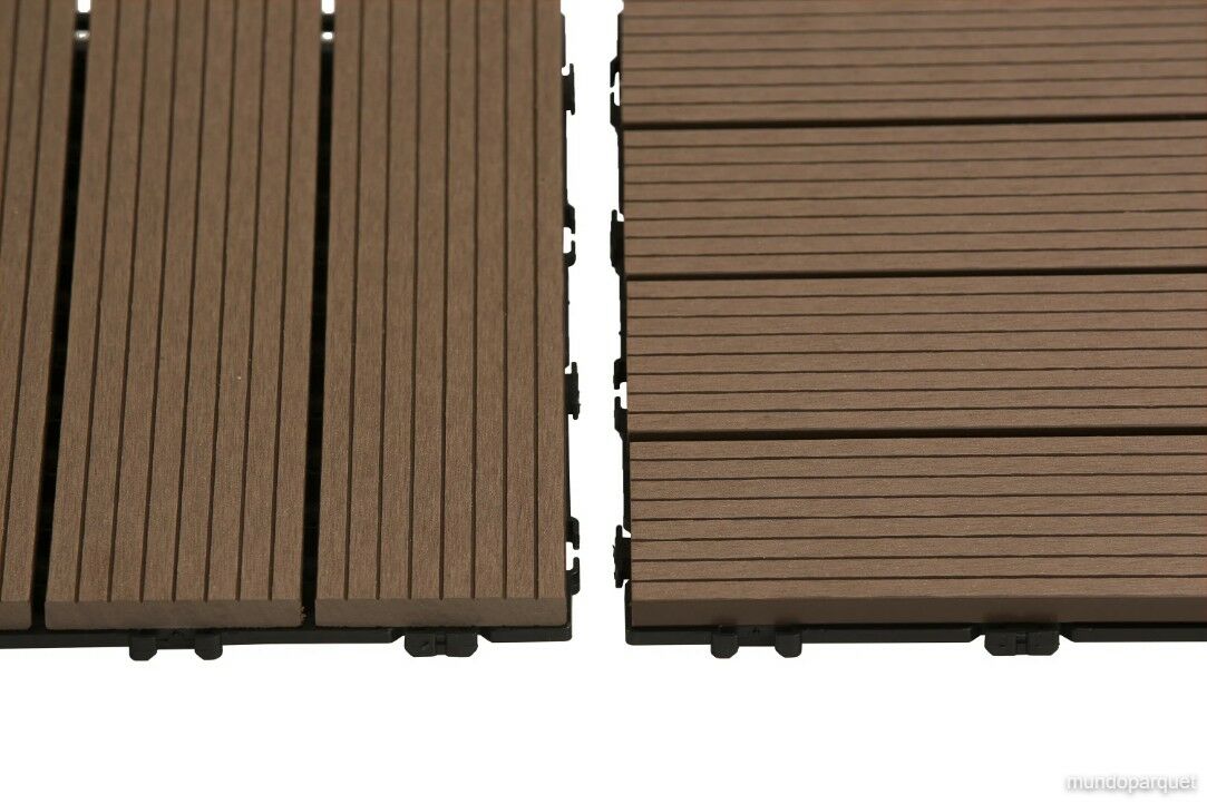 Baldosa de Composite 50x50 Durafloor — unión por clic
