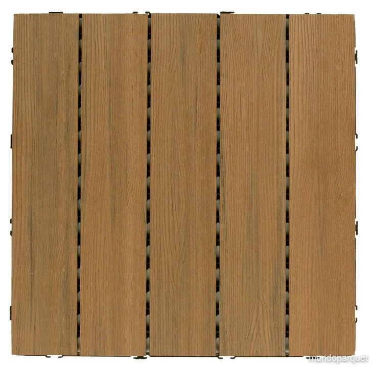 Baldosa de Composite 50x50 Durafloor Encapsulada — vista superior