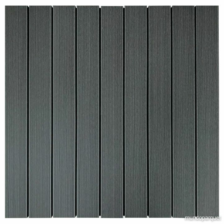 Baldosa de Composite 90x90 Durafloor — vista superior