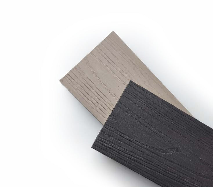 Tarima Duratech Classic Arena/Gris — las dos caras (detalle)
