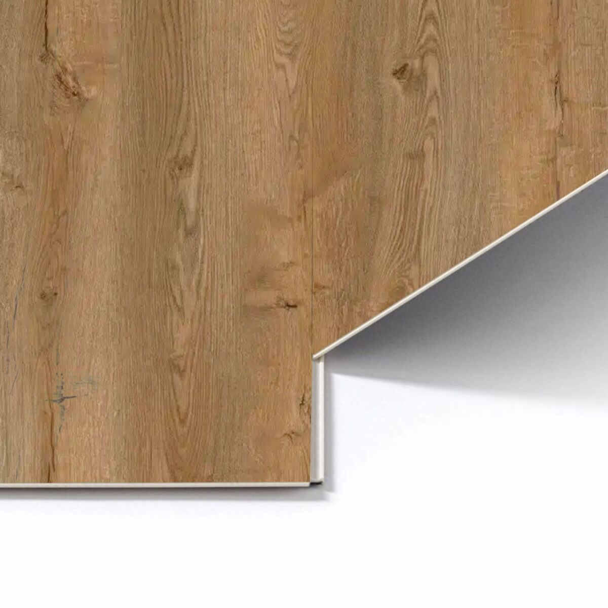 Suelo Vinílico SPC Greenflooring Roble Arica — perfil de la unión clic