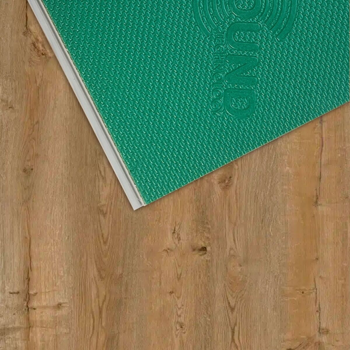 Suelo Vinílico SPC Greenflooring Roble Arica — base acústica Ecosound