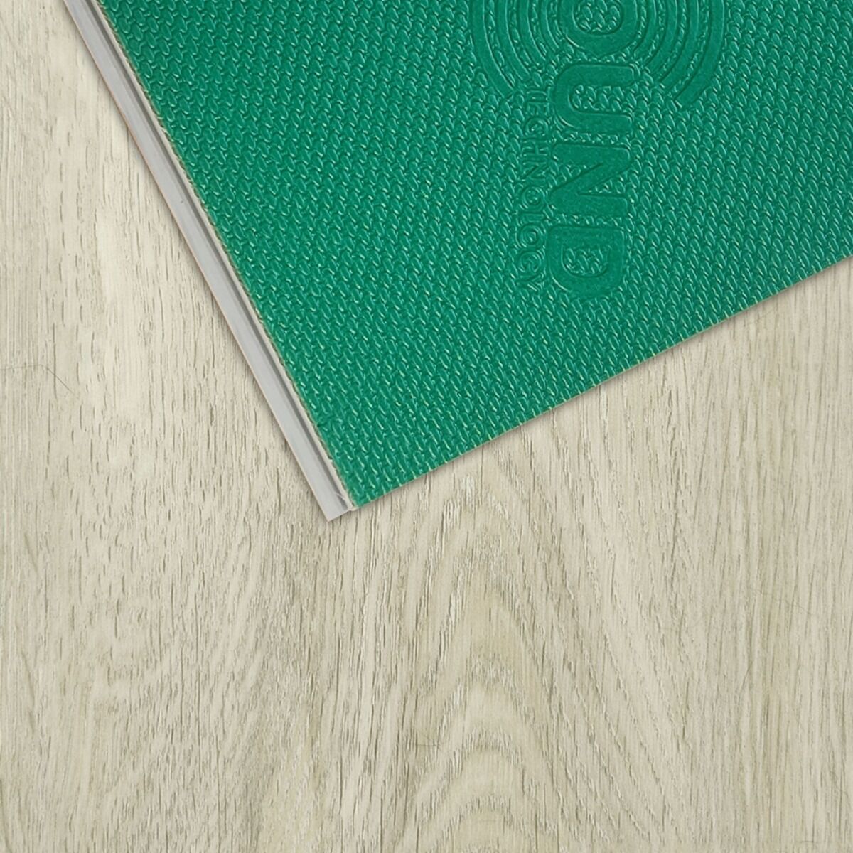 Suelo Vinílico SPC Greenflooring Roble Marfil — base acústica Ecosound