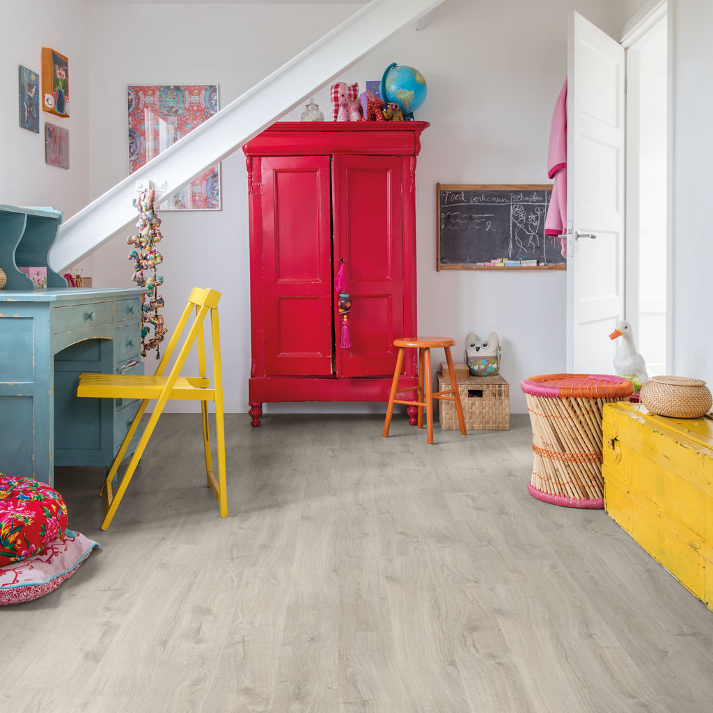 Quick-Step Eligna AC4/32 Roble Newcastle Gris EL3580 - ambiente