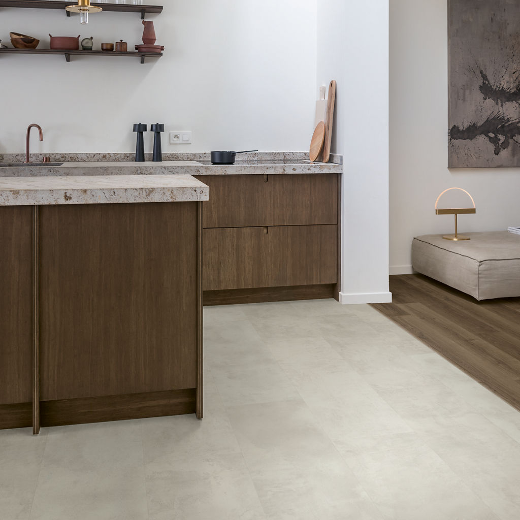 Suelo Laminado Quick-Step Muse Hormigón Gris MUS5488 - ambiente