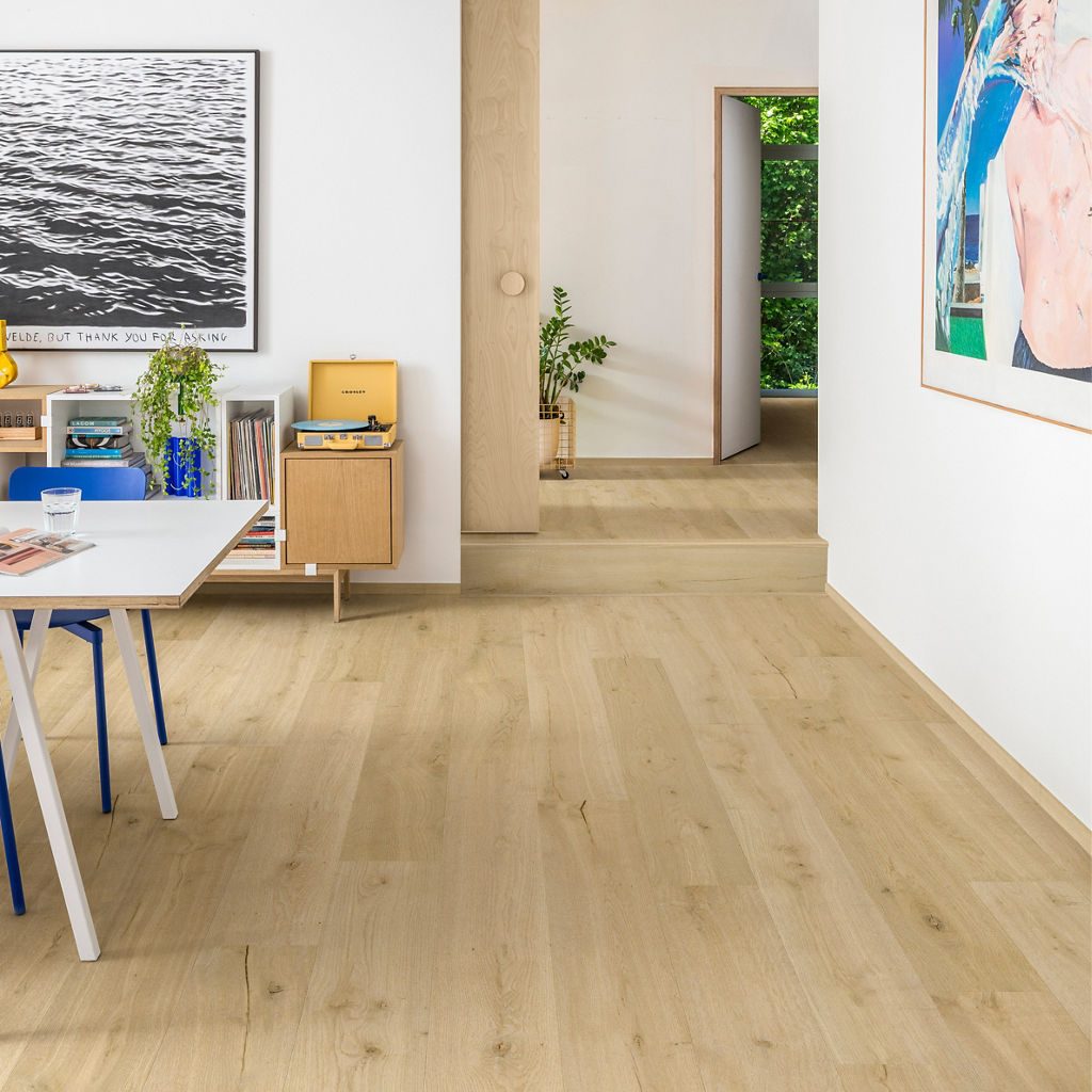 Quick-Step Impressive Ultra AC5/33 12 mm Roble Algodón IMU8254 - ambiente