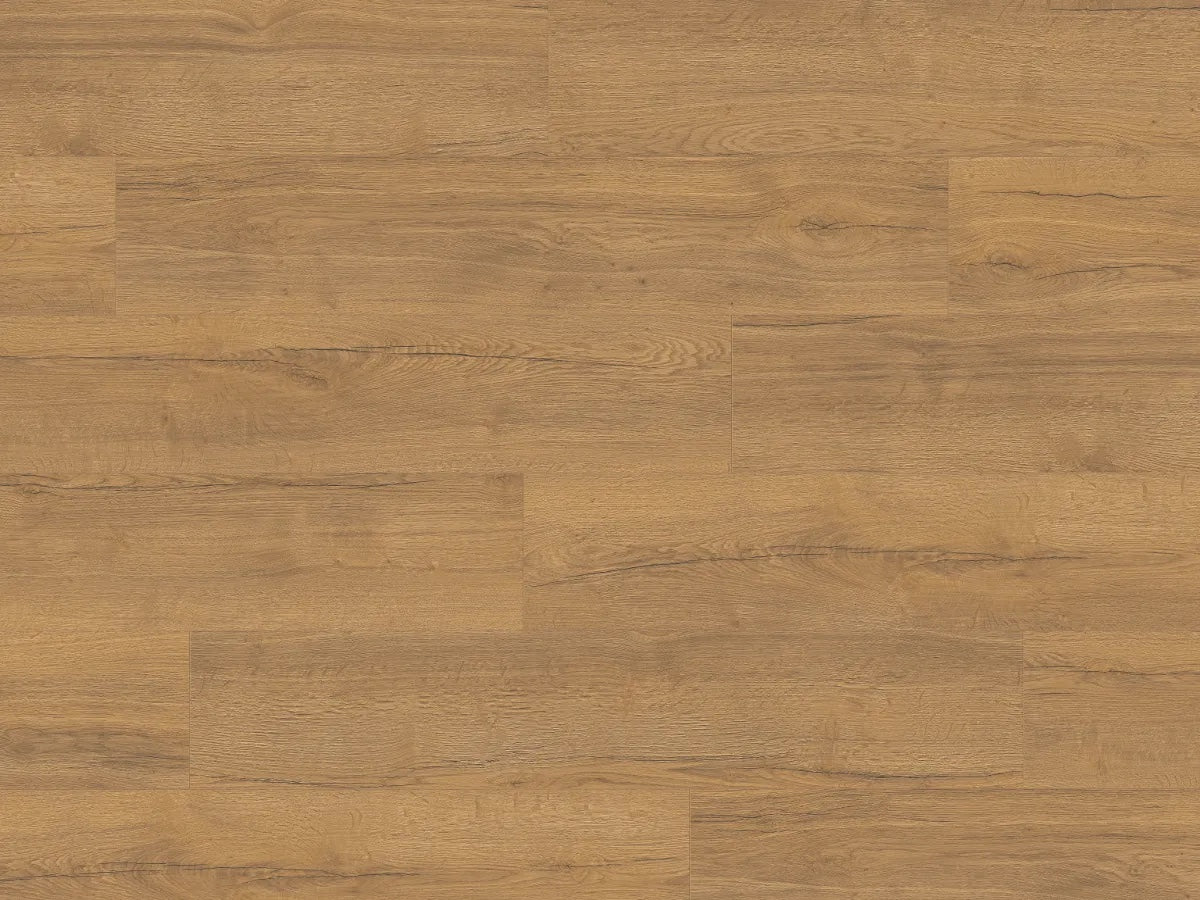 Egger NatureSense AC4/32 8 mm Large Roble Elva Miel EL2096 - vista del suelo