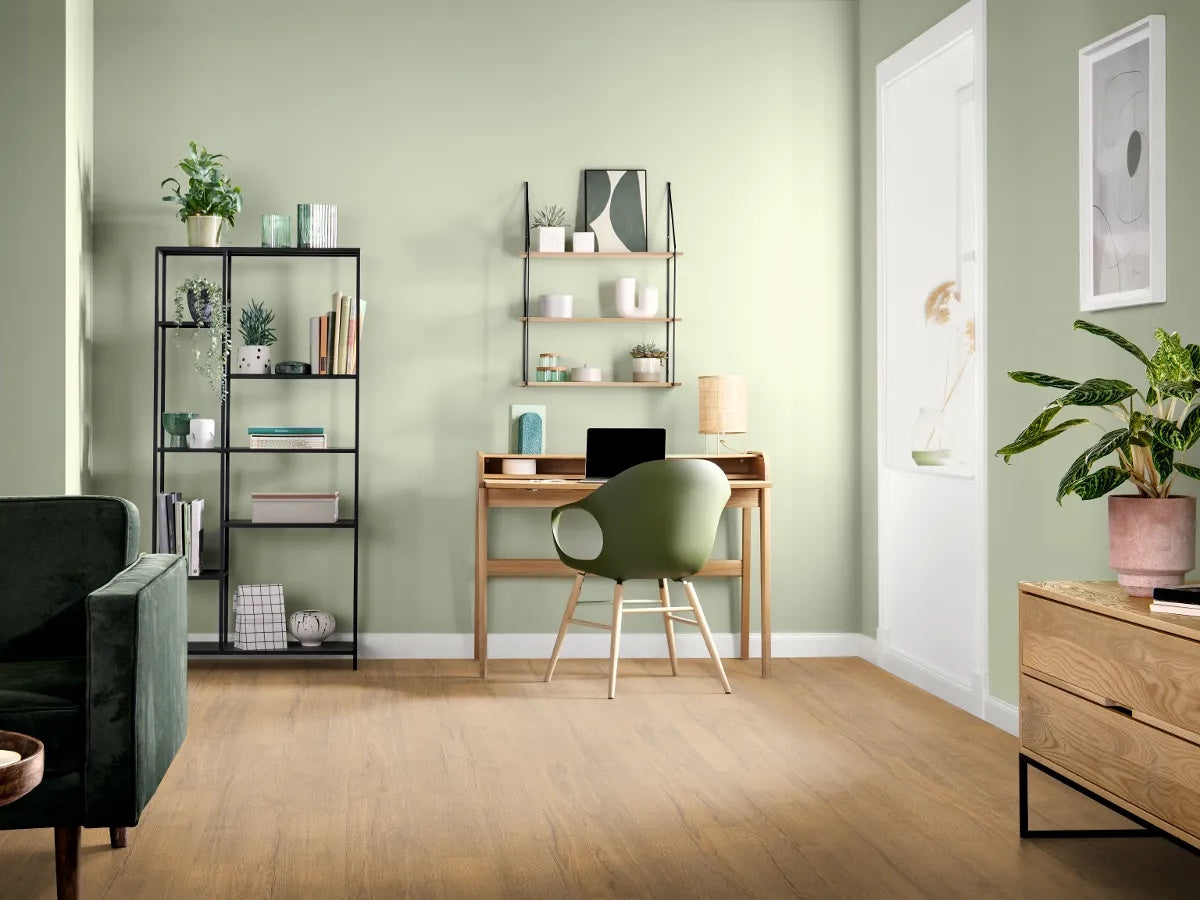 Egger NatureSense AC4/32 8 mm Classic Roble Elva Miel EL2096 - ambiente