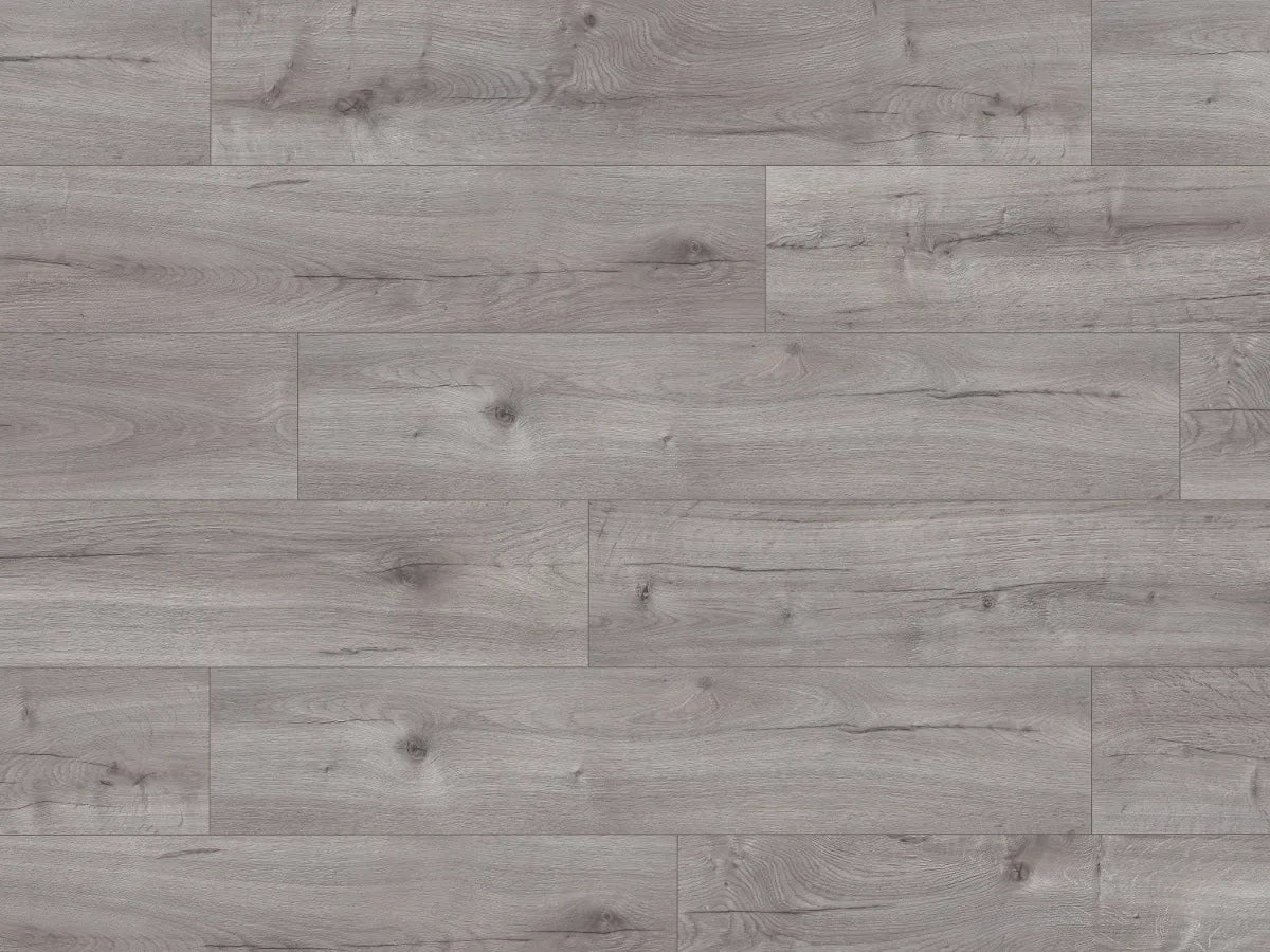Egger NatureSense AC4/32 8 mm Large Roble Loja Gris Claro EL2156 - vista del suelo