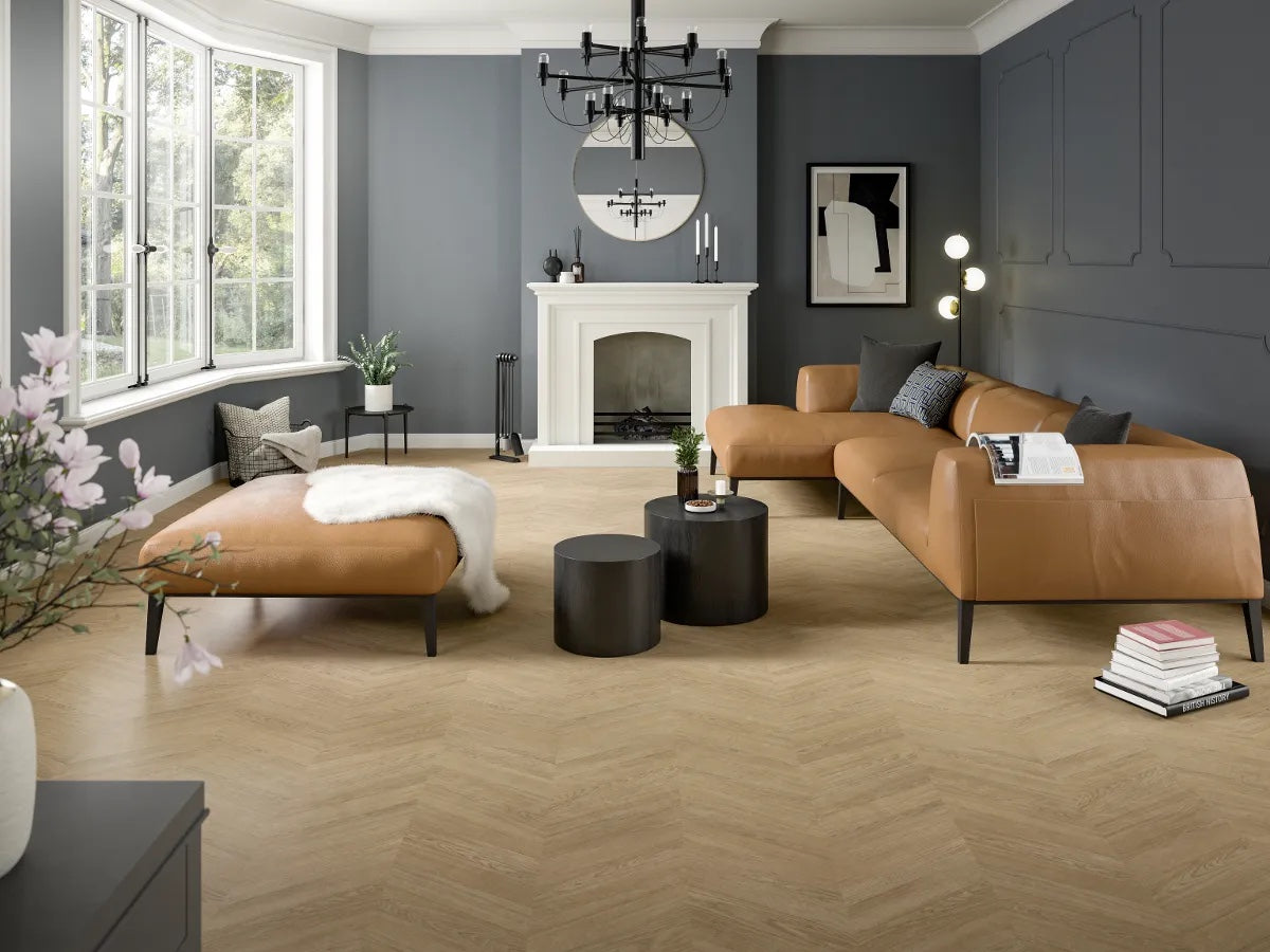 Egger NatureSense AC4/32 8 mm Kingsize Roble Skanderborg Marrón EL292F - ambiente