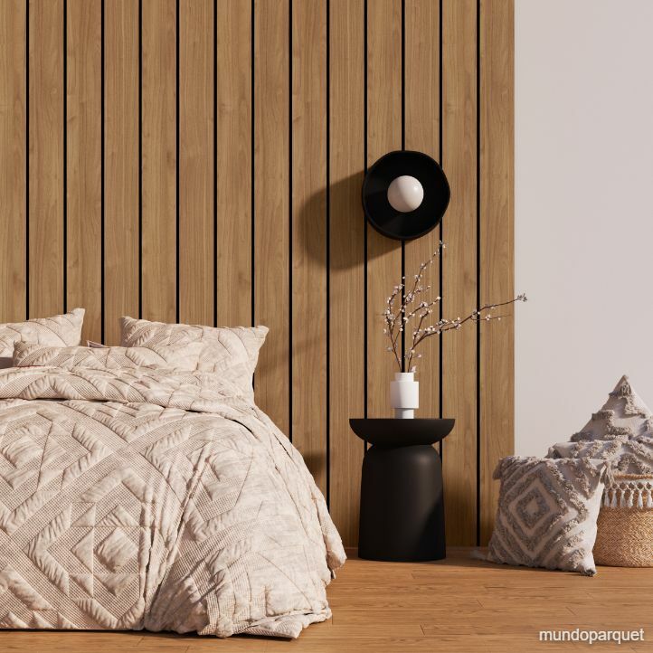 Nogal Slow Timeless Revestimiento de Pared de PVC Liso
