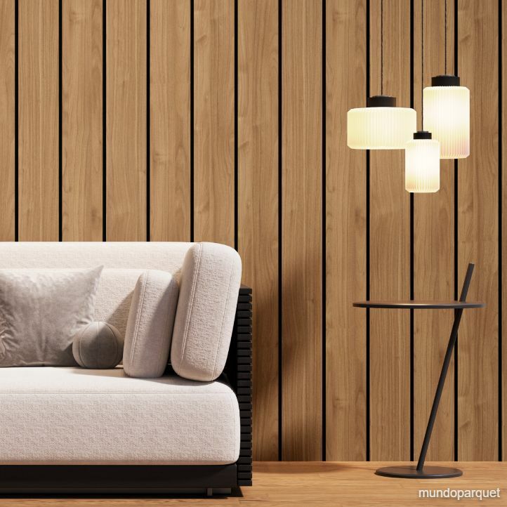 Nogal Slow Timeless Revestimiento de Pared de PVC Liso