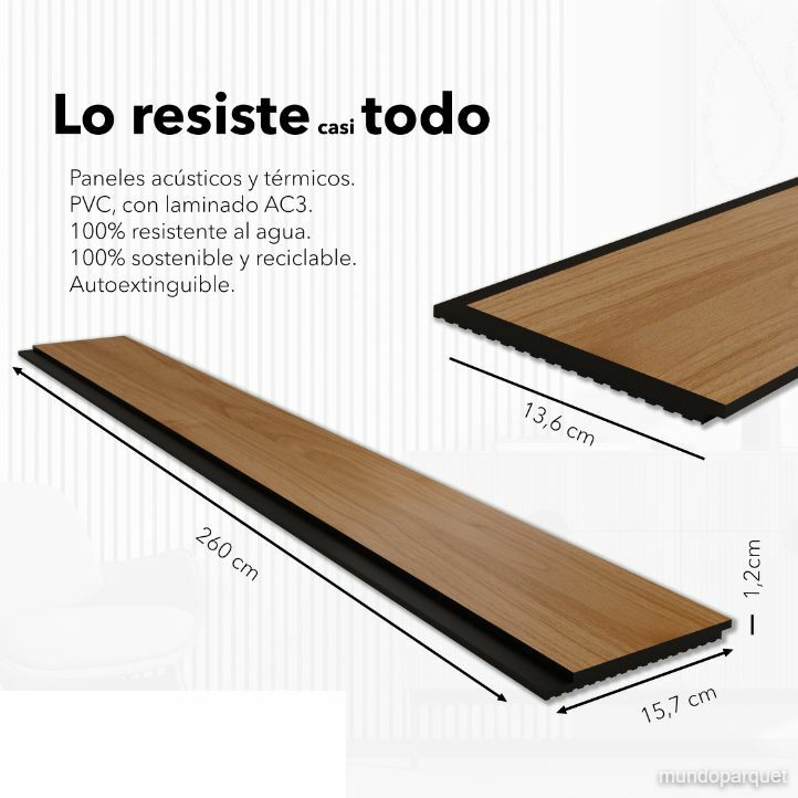Nogal Slow Timeless Revestimiento de Pared de PVC Liso