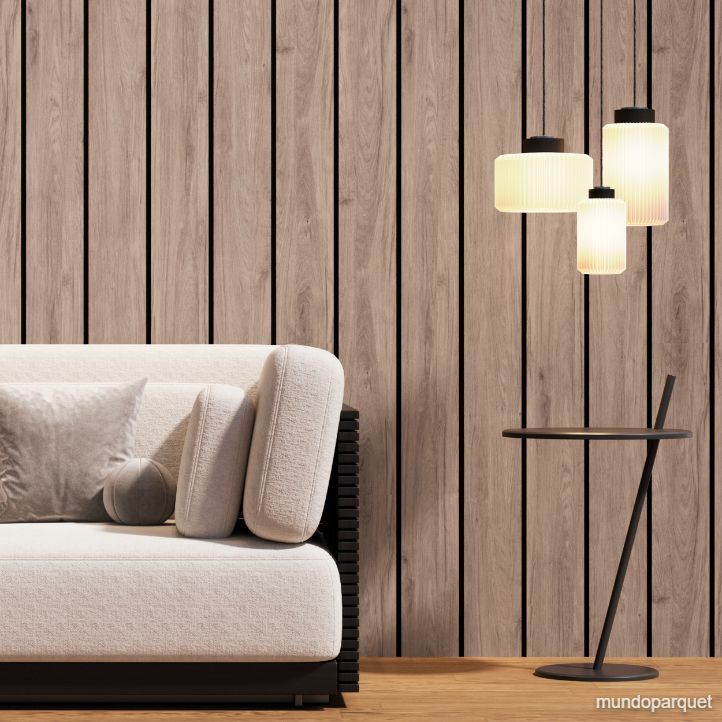 Roble Colorado Bright Revestimiento de Pared de PVC Liso