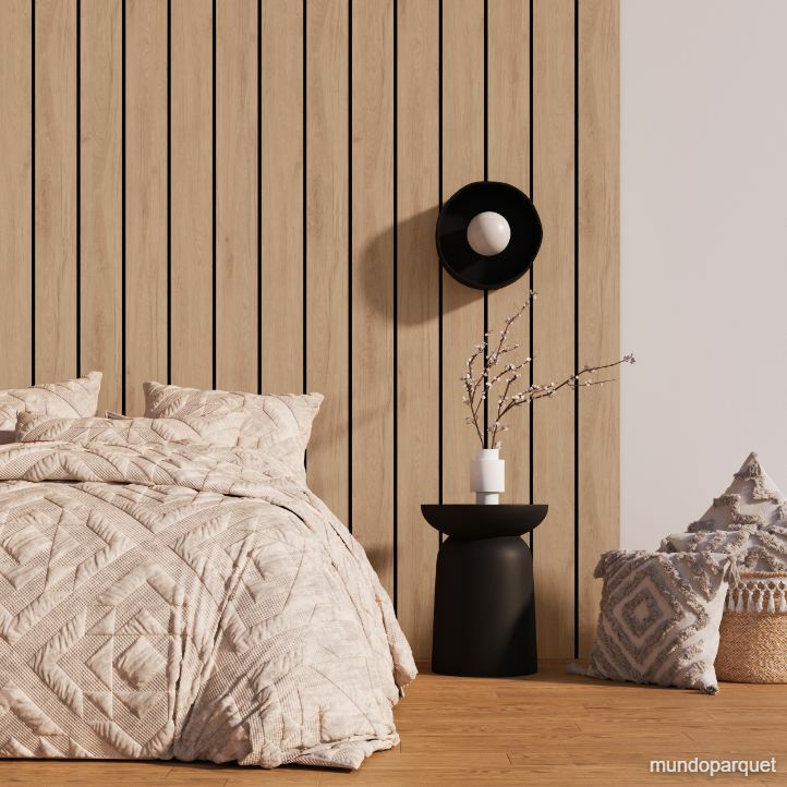 Roble Denver Serene Revestimiento de Pared de PVC Liso