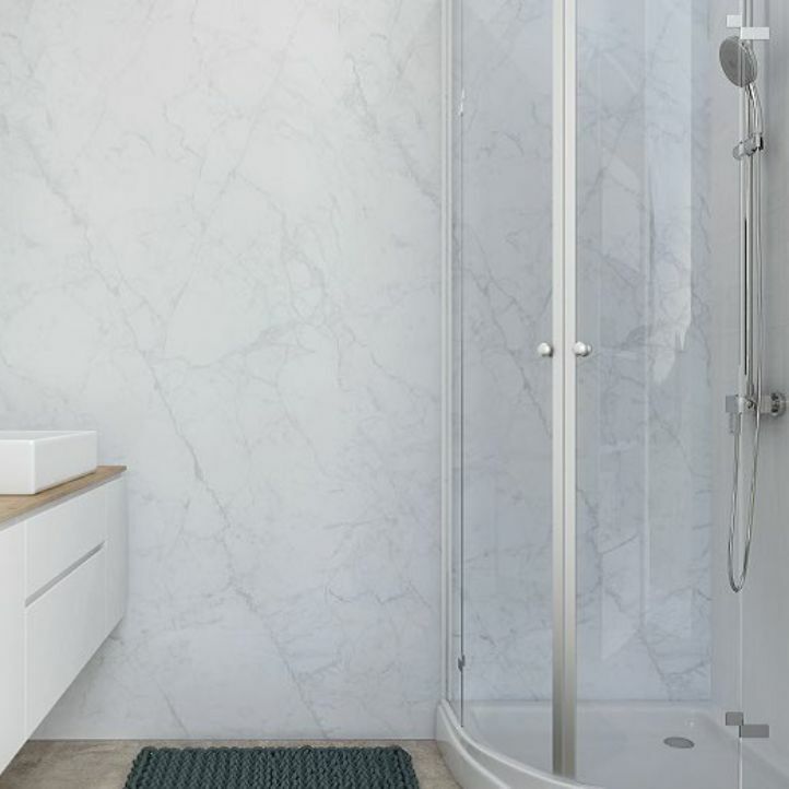 Revestimiento de Pared de PVC Carrara Marble 265 x 25 cm