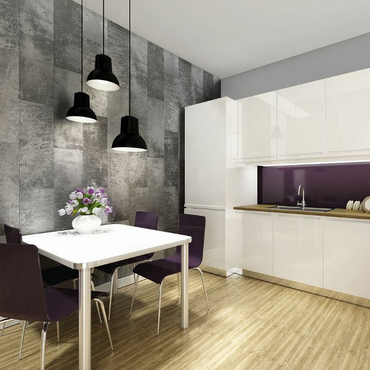 Revestimiento de Pared de PVC Piedra 265 x 25 cm