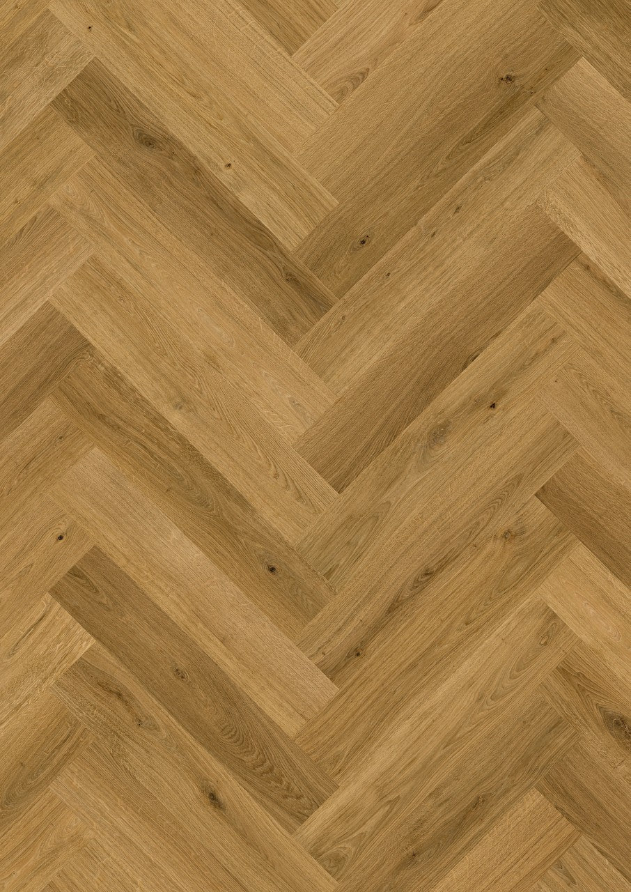 Suelo laminado en espiga Quick-Step Impressive Design Roble Canela — detalle de la lama
