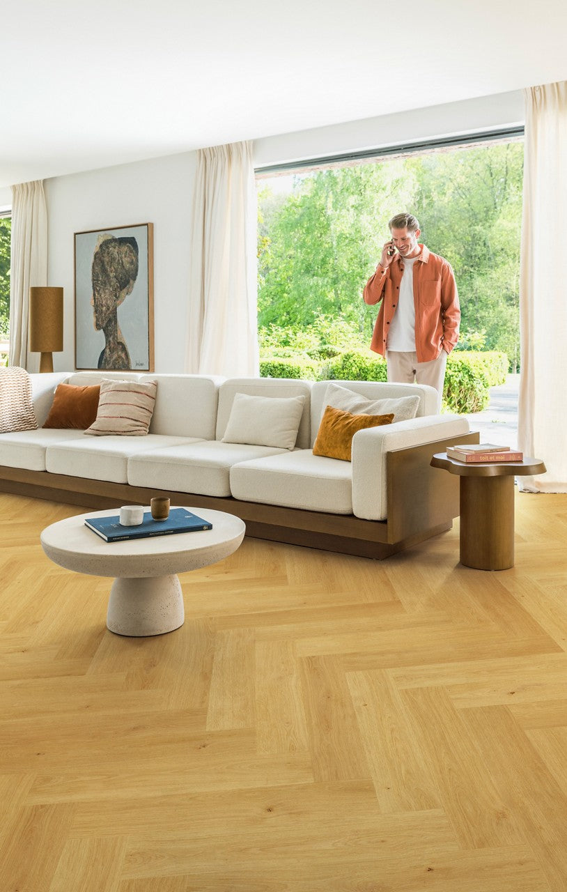 Suelo laminado en espiga Quick-Step Impressive Design Roble Comino — ambiente