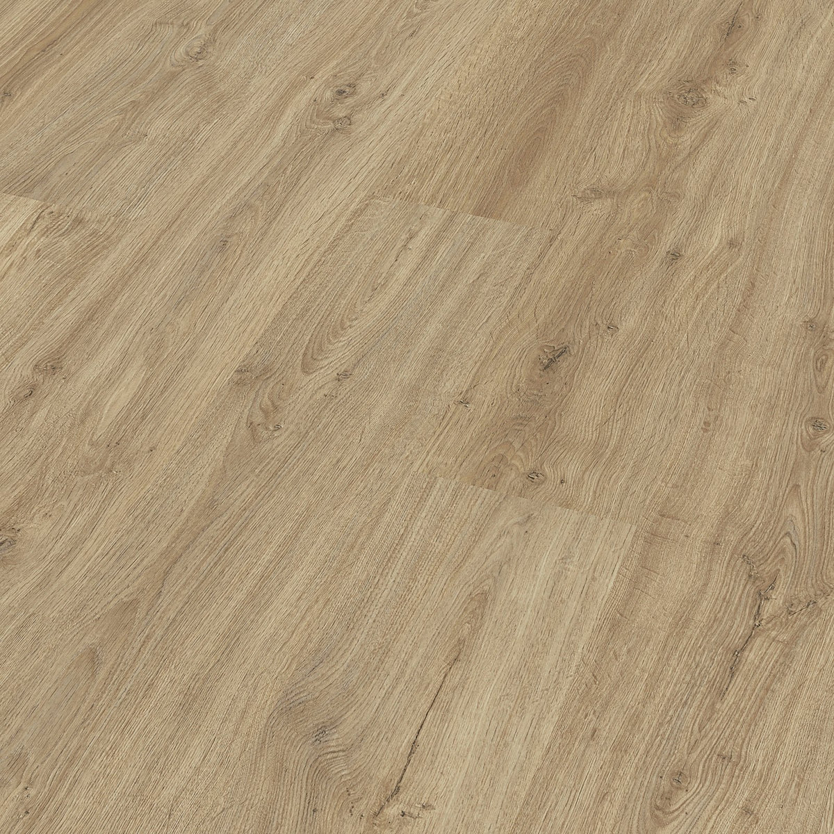 Lamas del laminado MeisterDesign LC 150 Roble Casablanca colocadas, vistas en perspectiva