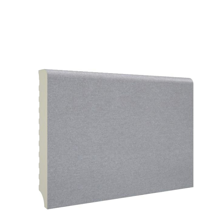 Rodapié PVC Aluminio Melamina 85x13