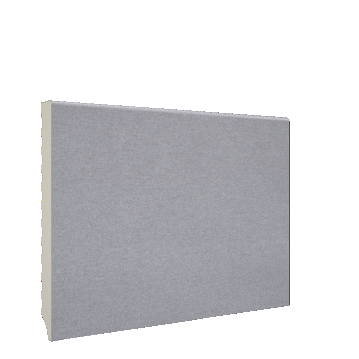 Rodapié PVC Aluminio 90x10