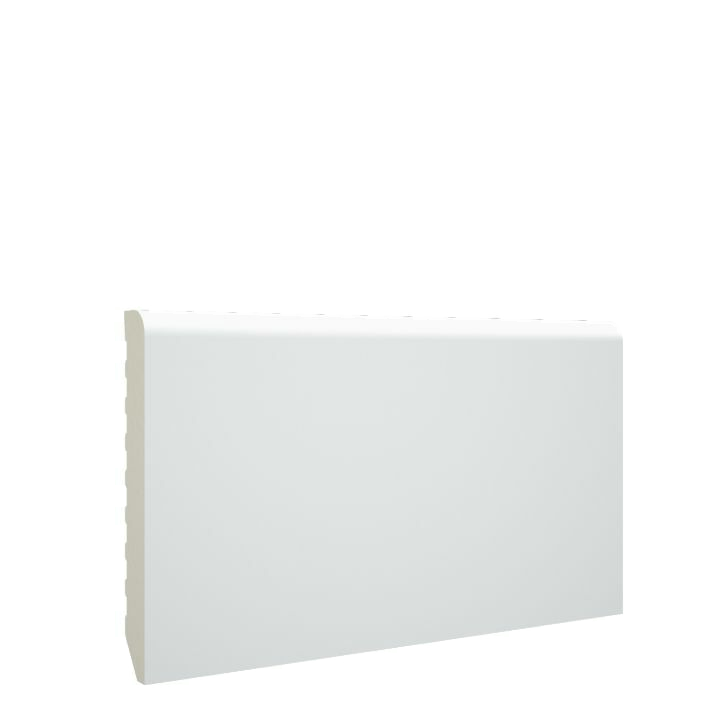Rodapié PVC Lacado Blanco de 70x10