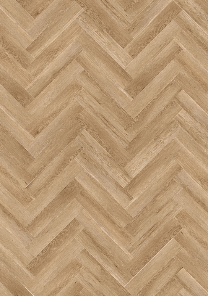 Detalle del diseño Cristina Beige Espiga de Materia (suelo SPC)