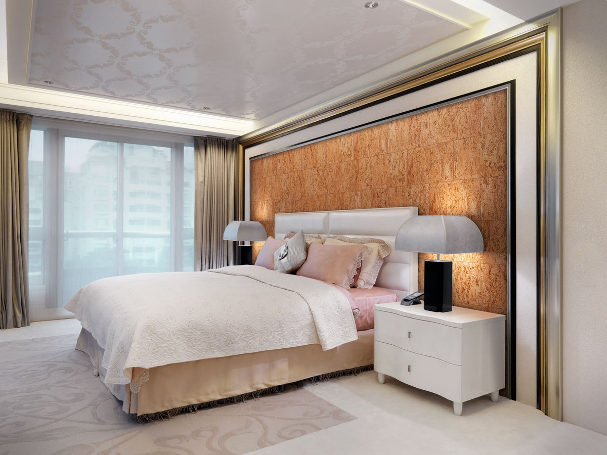 Revestimiento de Pared de Corcho WISE Dekwall Fiord Natural RY15001 Acabado en Cera — ambiente