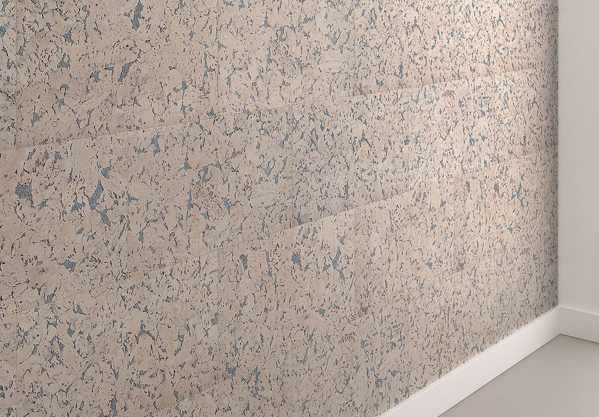 Revestimiento de Pared de Corcho WISE Dekwall Hawai Black Pearl RY1F001 Acabado en Cera — perspectiva