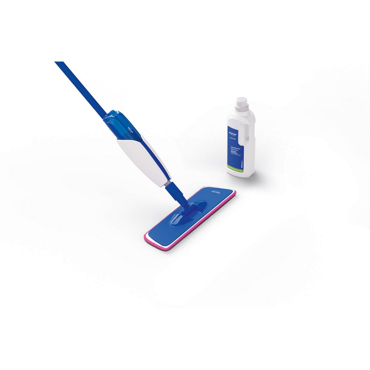 Kit de limpieza Quick-Step: mopa con pulverizador, mopa de microfibra y limpiador de 1 litro