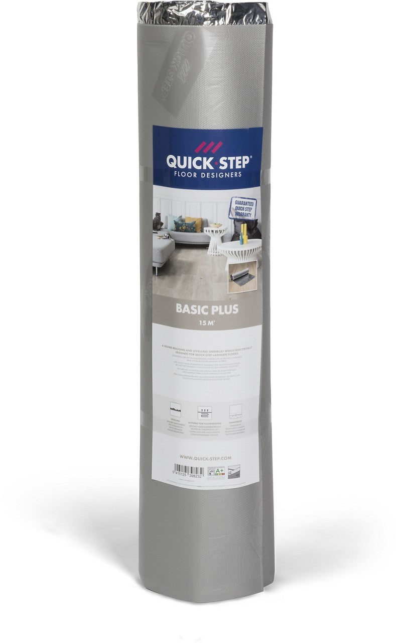 Rollo de base Quick-Step Basic Plus de 15 m² en su embalaje