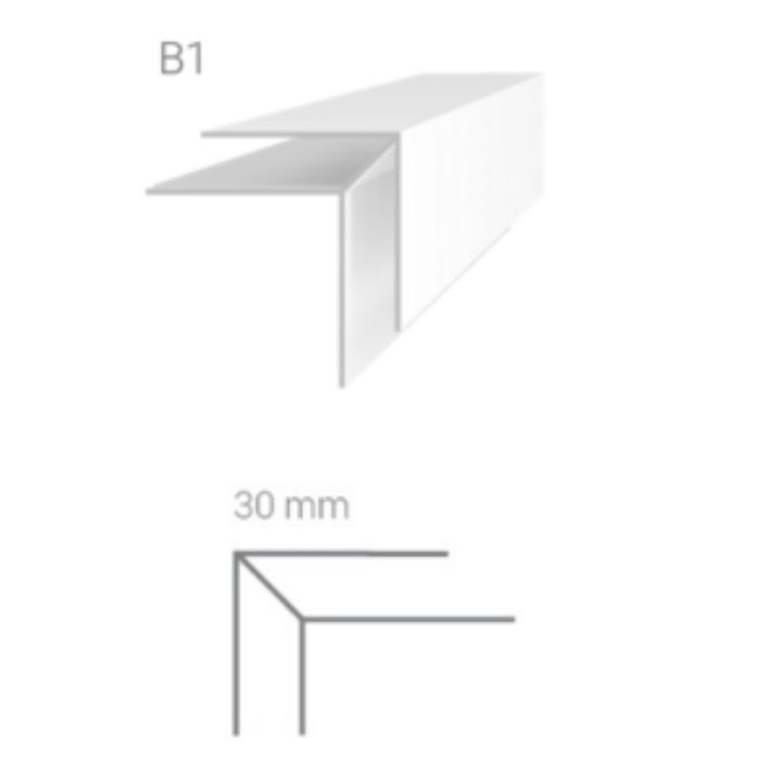 Cantonera para Revestimiento de Pared de PVC B1