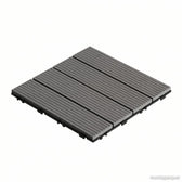 Baldosa de Composite 30x30 Durafloor - Gris Antracita - 0,99 m²/caja