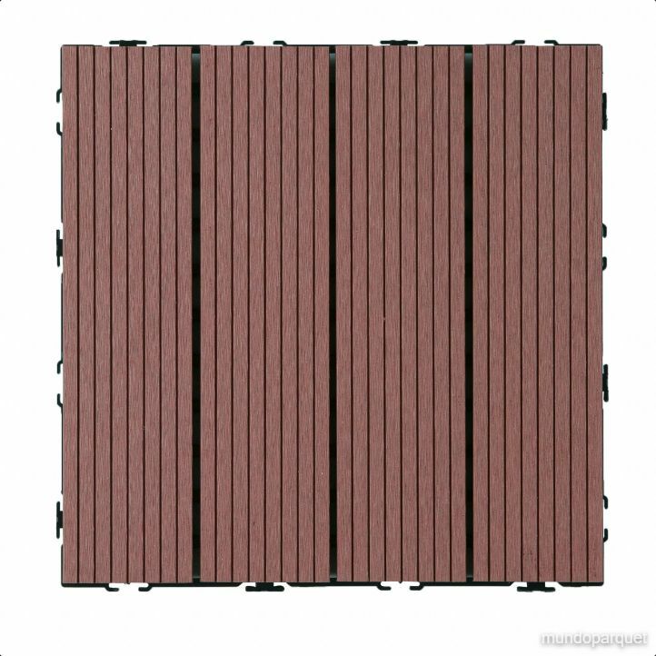 Baldosa de Composite 30x30 Durafloor — vista superior