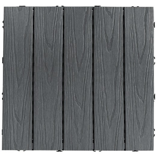 Baldosa Durafloor 50x50 encapsulada Gris — baldosa vista desde arriba