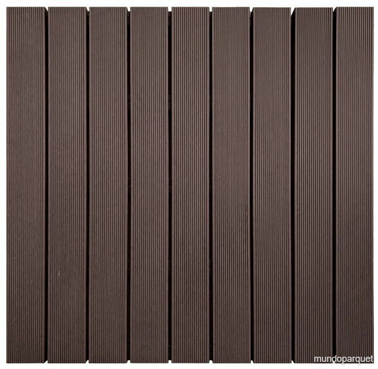 Baldosa de Composite 90x90 Durafloor — vista superior