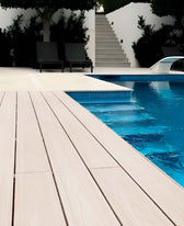 Tarima Exterior Composite Duratech Encapsulada - Arena/Gris - 2200 x 142 x 23 mm - 0,31 m²/lama