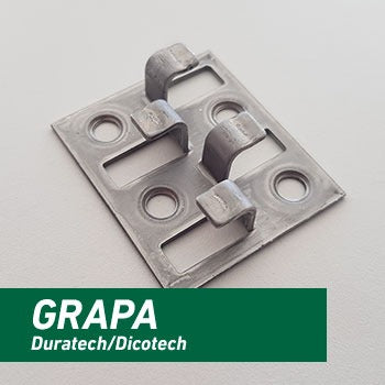 Grapa inoxidable Duratech/Dicotech — grapa