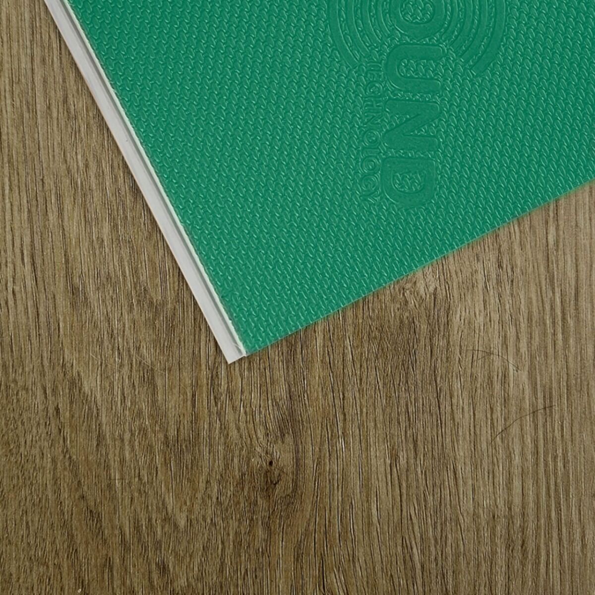 Suelo Vinílico SPC Greenflooring Roble Bamako — base acústica Ecosound