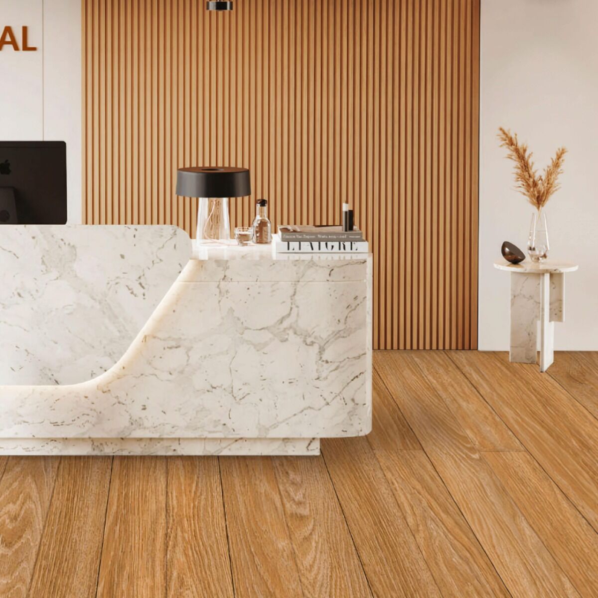 Suelo Vinílico SPC Greenflooring Roble Custard — ambiente