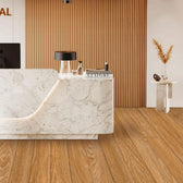 Suelo Vinílico SPC Greenflooring Roble Custard - 1220 x 180 x 5,5 mm - Base Aislante Incorporada