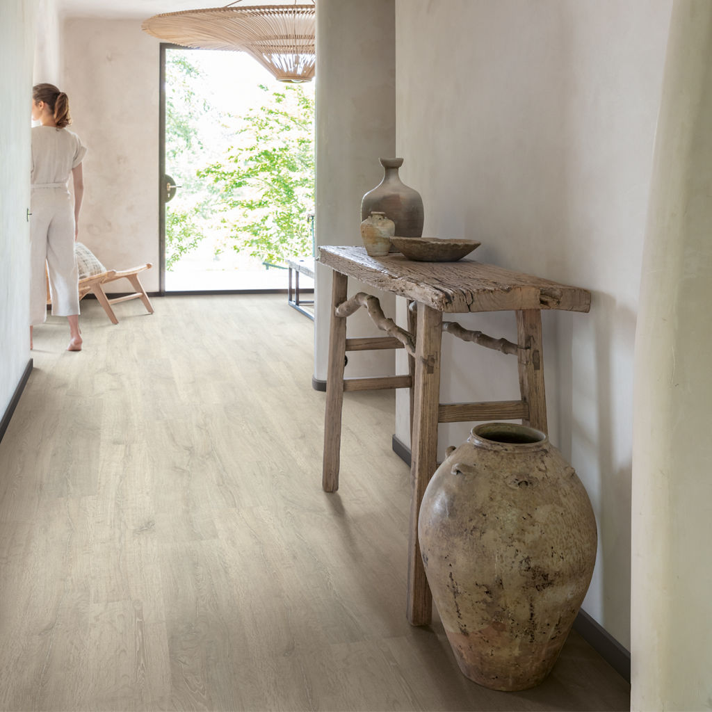Quick-Step Classic Roble Recuperado con Patina Blanca CL1653 - ambiente