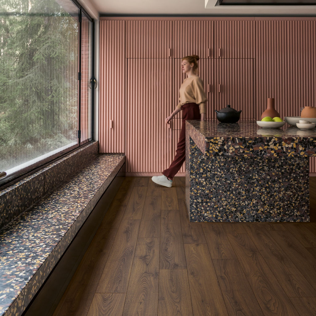 Quick-Step Classic Roble Marrón Cacahuete CLM5800 - ambiente