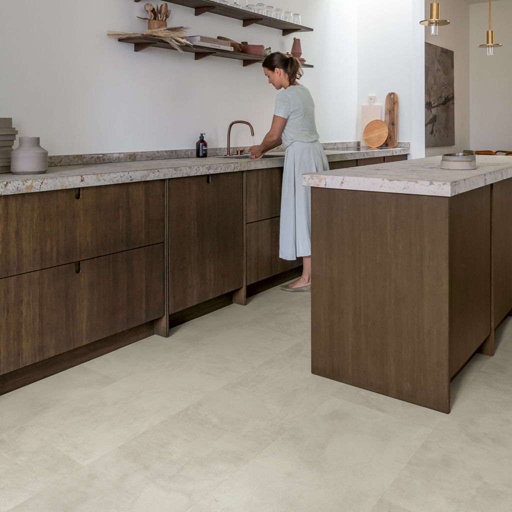 Suelo Laminado Quick-Step Muse Hormigón Gris MUS5488 - ambiente