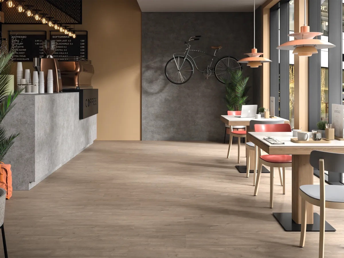 Egger AquaDura+ AC5/33 7,5 mm Classic Roble Spree Gris EDF208 - ambiente
